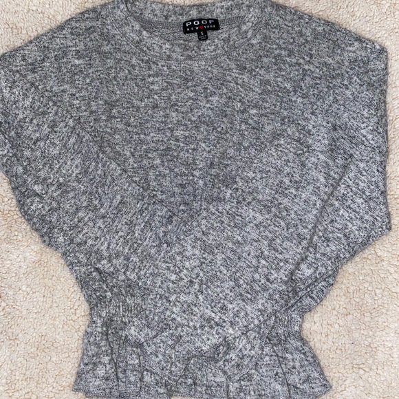 💚3/$15 NWOT Poof- Long Sleeve Crop Top, SIZE: S - Picture 2 of 4